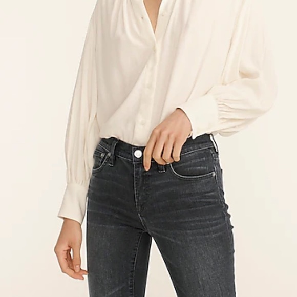 J. Crew Mid-Rise Ankle Jeans in Charcoal Gray Size 27 - Picture 2 of 9